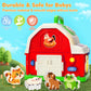 Montessori Toddler Toys for 1 2 3 Year Old Boys Girls, Musical Farm Animals Barn Toy with Sound & Light, Learning Toys for Toddl