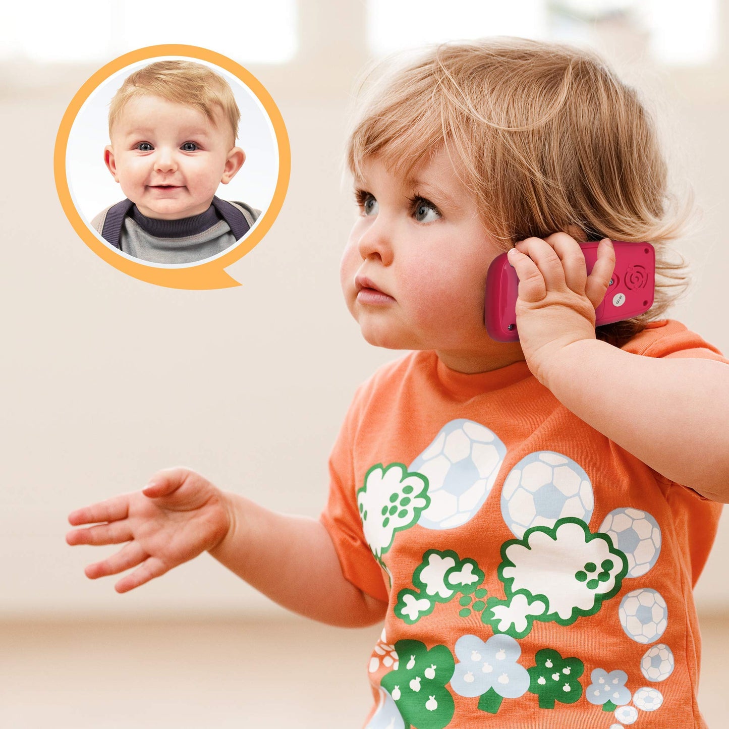 My First Smartphone – Cell Phone Baby Toy, For Toddlers And Young Children – 15 Unique Buttons And Functions, Musical Melodies, Animal Sounds And Number Learning – For 1-Year-Old Kids And Older