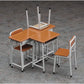 HASEGAWA 1/12 School Desk & Chair Set - Plastic Model FA01 for Toy Figures, Small Size