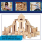 Standard Unit Building Blocks For Toddlers With Storage Tray (64 Pcs) Sanded Wood Blocks For Children, Original Steam, And Stem