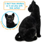Tigerhart Boone The Black Cat - 13 Inch Stuffed Animal Plush