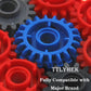 Ttlyhek 720Pcs Technical Cars Gears Cross Axles Technical Parts Accessories Wheels Connectors Pieces Sets Chain Link Pins Joints