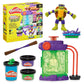 Play-Doh Teenage Mutant Ninja Turtles Mutation Station Playset, Bendy 4 Inch Donnie Action Figure, Kids Arts & Crafts, TMNT Toys