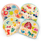 B. Toys- 4 Wooden Peg Puzzles- Dinosaurs, Sea Animals, Vehicles, Farm – Puzzles For Toddlers, Kids – 18 Months +