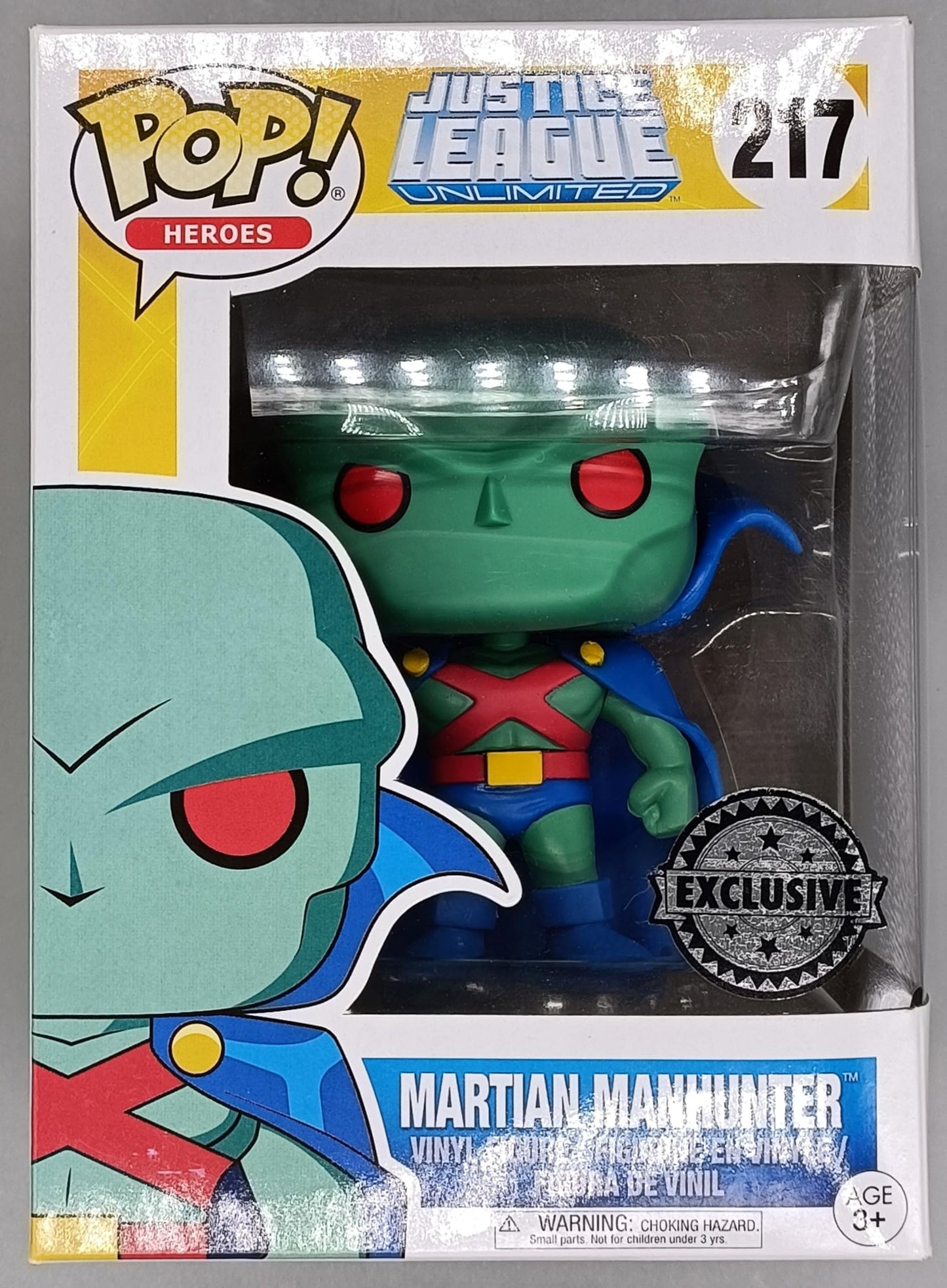 Funko Pop! #217 Justice League Unlimited 'Martian Manhunter' Walmart Exclusive!