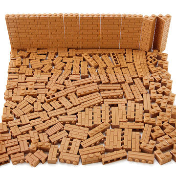 Feleph 260 Pieces Masonry Profile Bricks Set Multicolor Building Blocks For Wall Moc Parts And Pieces Diverse Bulk Toy Set Compa