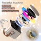Mini Karaoke Machine with 2 Wireless Microphones, Adults Kids Toys, Gems Stickers, Portable Bluetooth Speaker, Christmas Birthda