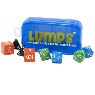 Continuum Games Lumps Dice Game - Fast-Paced Family Fun, Strategy Game for Ages 8+, Travel-Friendly, Model 0802