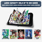 Hesplus 400 Pockets Sports Card Binder, Sports Trading Cards Display Case With Sports Card Sleeves Card Holder Protectors Set Fo