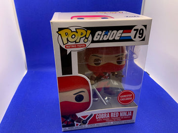 Funko Pop! G.I. Joe #79 - Cobra Red Ninja Exclusive!