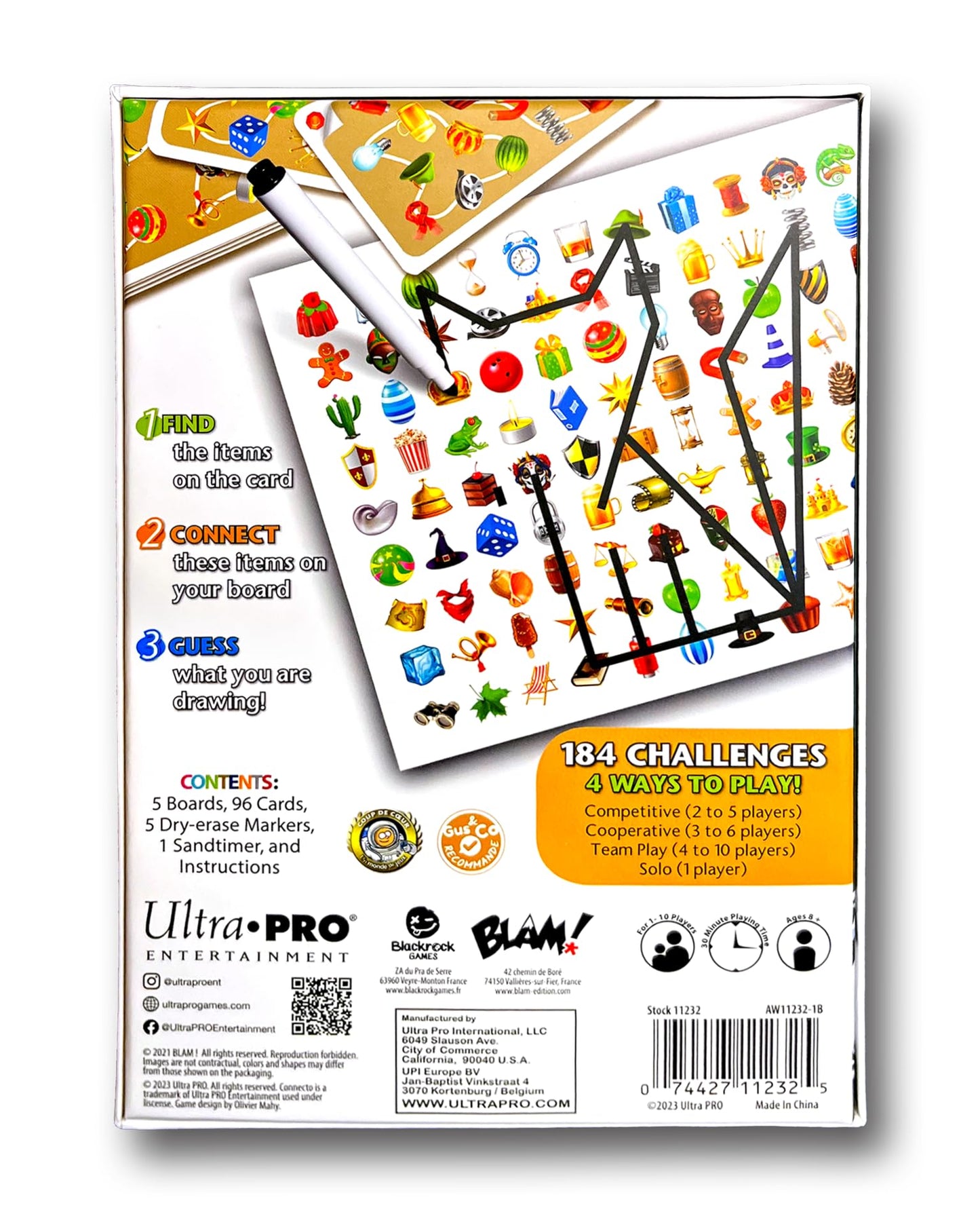 Connecto - Find, Connect, Guess! - Fast-Paced Drawing Game For The Whole Family! Connect Items, Guess Drawings, And Win Points In This Fun Game, Fun Game For Friends And Family, 4 Ways To Play