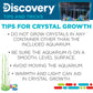 Discovery Kids Crystal Aquarium DIY Kit with Magic Rocks, 4 inches, Multi Color, Model 66712G, STEM Science Gift for Ages 12+