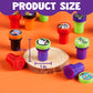JOYIN 100 Pcs Halloween Stampers for Kids Gift, 25 Designs Assorted Plastic Stamps Bulk for Halloween Party Favors Goodie Bag Fi