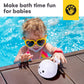 Kicko Led Whale Bath Toy Sprinkler - Light Up Baby Bath Toys- Color-Changing - Silicone Whale Baby Toy Water Sprayer - Easy To U