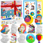 Kodatek 62 Pieces Unicorn Painting Kit, Arts And Crafts For Kids, Unicorn Toys Diy Creative Activity, 8 Unicorn Figurines, Easter Birthday Unicorn Gift For 4-8 Years Old Girls Kids