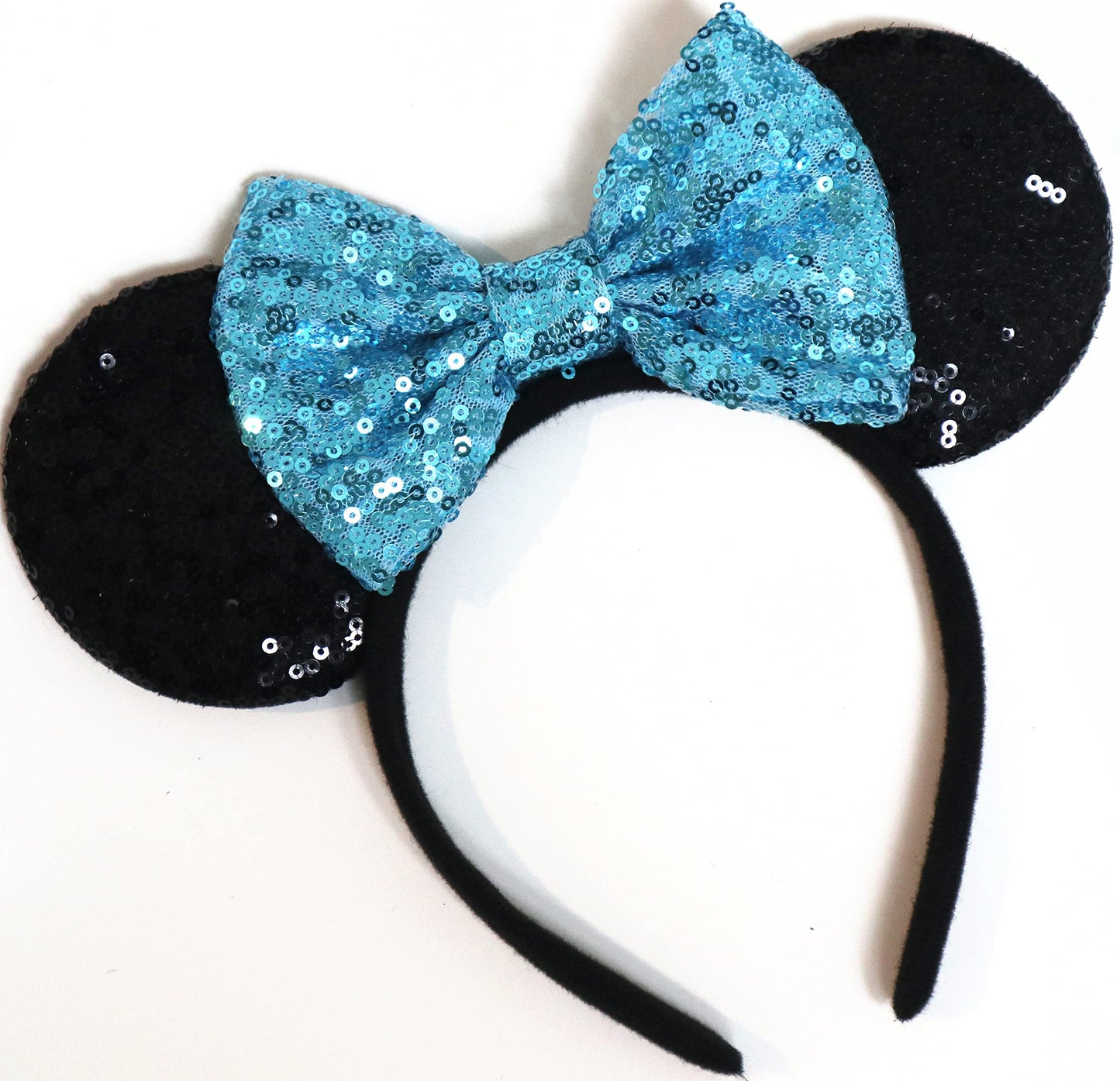CLGIFT Cinderella-Themed Mickey Ears, Minnie Ears, and Blue Elsa Ears