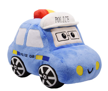 Yonlit Soft Plush Police Car Stuffed Toy Super Cute Blue Squad Car Plushie Excellent Gifts For Kids Or Birthday Party 11 Inches 