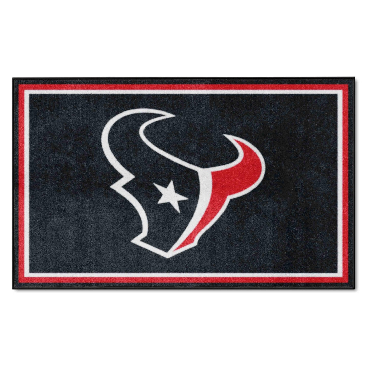 FANMATS 6580 Houston Texans 4ft. x 6ft. Plush Area Rug