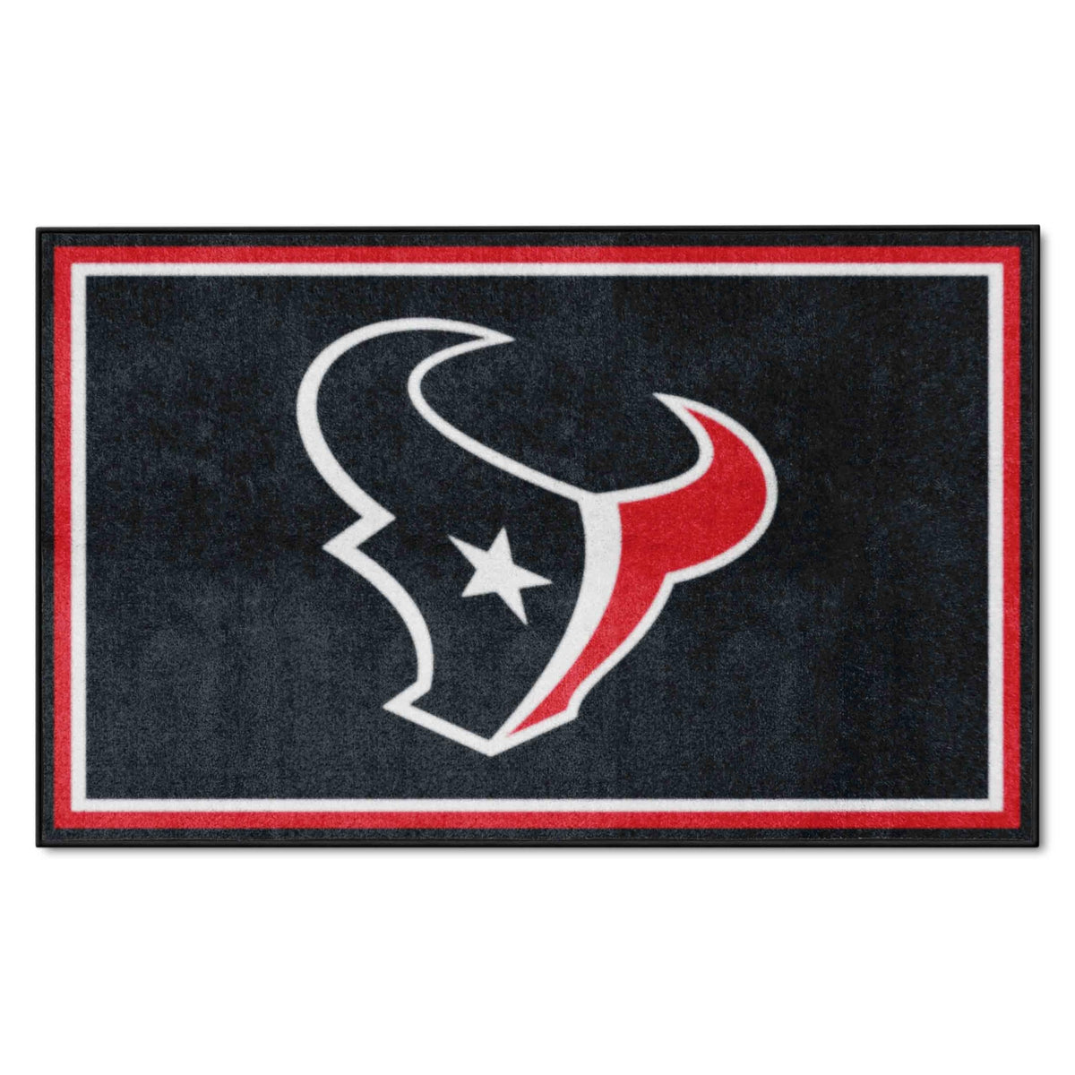 FANMATS 6580 Houston Texans 4ft. x 6ft. Plush Area Rug
