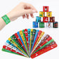 Fnayol 48Pcs Christmas Party Favors Slap Bracelets Rubber Wristbands for Kids Girls Boys