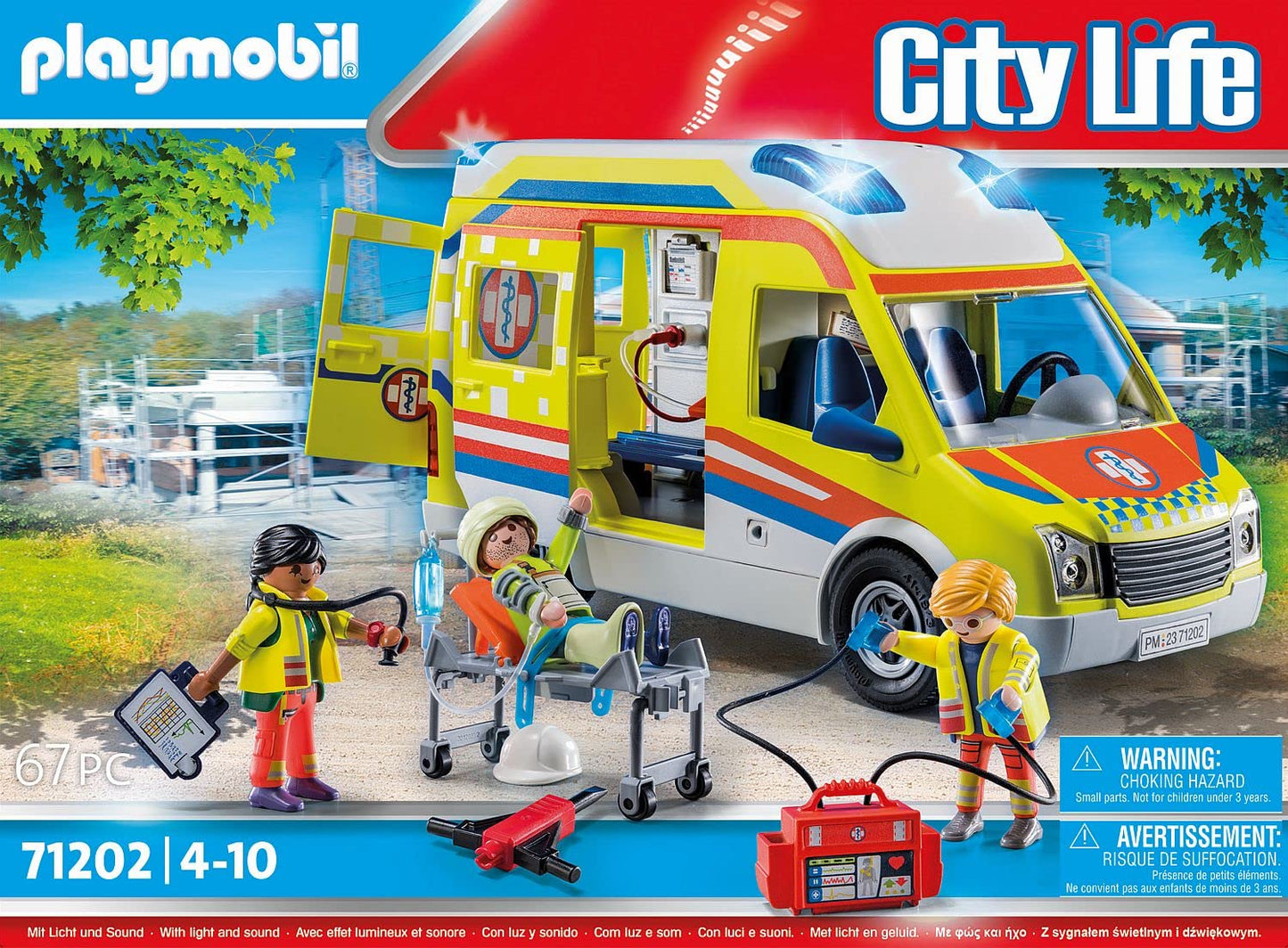 Playmobil Ambulance 71202 - Multicolor Plastic Toy for Kids