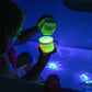 New Glo Pals Pippa Water-Activated Bath Toy With 6 Reusable Light-Up Cubes For Sensory Play