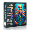 1000-Piece Octopus in Underwater Environment Jigsaw Puzzle Abstract Octopus Design Impossibly Challenging Game for Puzzle Enthus