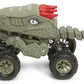 Rugged Racers Dinosaur Monster Truck Toy Cars - Pull Back Car Toys Dino 4 Wheel Car Game Mini Pullback Vehicles for Toddlers