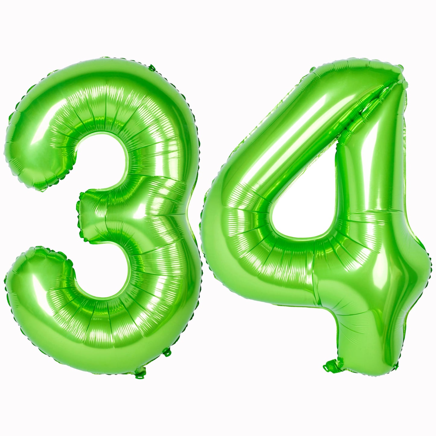 Number Balloons 40 Inch Green Birthday Party Decorations 34St Digital Jumbo Helium Foil Mylar Balloon