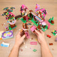 HSANHE Tree House Building Set, 1050 PCS Plastic Kit for Kids 6-12, Compatible with Lego Friends, Large Model 7682