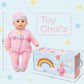 Toy Choi's 16 Inch Interactive Baby Doll - Pink Talking Feeding Doll with Accessories for Toddlers 2+ Years, Model 8099