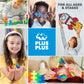 PLUS PLUS Creepy Critter Fun Pack - Halloween 3D Puzzle Set, 160 Glow in The Dark Interlocking Plastic Pieces for Kids