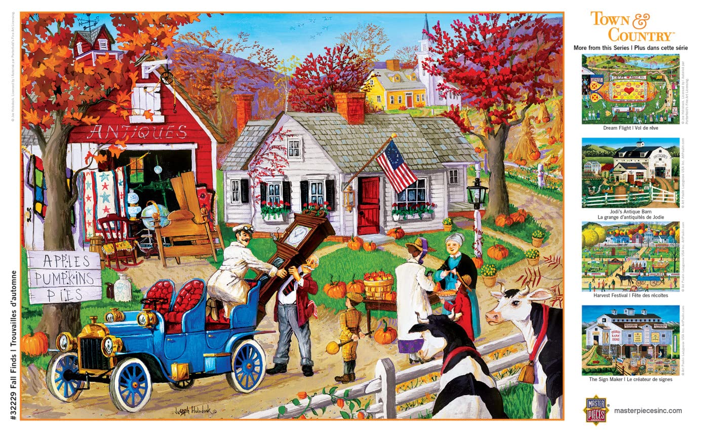 MasterPieces 300 Piece EZ Grip Jigsaw Puzzle - Fall Finds - 18x24