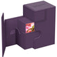Ultimate Guard Flip'n'Tray 80+, Deck Case for 80 Double-Sleeved TCG Cards + Dice Tray, Purple, Independent Magnetic Closure & Mi
