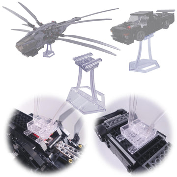 Display Stand For Lego 10327 Icons Dune Atreides Royal Ornithopter, 75021 7676 7163 75354 Gunship Kit, 43217 Up House, For Speed