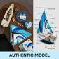 FUNWHOLE Sailboat La Brisa Building Bricks Set - 1640 Pcs Large Plastic Model F9074 for Adults and Technic Lovers