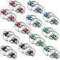 Gejoy 12 Pcs Bike Chain Fidget Toys Set Flippy Roller Chain Sensory Toy Handheld Ring For Adults And Teenagers In Learning Help Anxiety Relief For Adhd(4 Colors)
