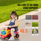 Vevor Ride On Push Car For Toddlers, Ages 19+ Months, Ride Racer, Sit To Stand Toddler Ride On Toy, Kids Ride On Car With Music Steering, Horn & Under Seat Storage, Ride On Toy For Boys Girls
