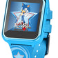 Accutime Kids Sega Sonic The Hedgehog Blue Educational Touchscreen Smart Watch Toy For Boys, Girls, Toddlers - Selfie Cam, Learning Games, Alarm, Calculator, Pedometer (Model: Snc4133Az)