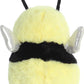 Aurora® Round Rolly Pet™ Bee Happy™ Stuffed Animal - Adorable Companions - On-The-Go Fun - Yellow 5 Inches
