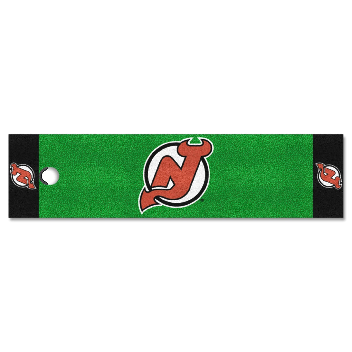 FANMATS 10419 New Jersey Devils Putting Green Mat - 1.5ft. x 6ft.