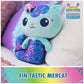 Gabby's Dollhouse Fin-Tastic Mercat Plush Toy - 10" Red Stuffed Animal with Moving Mermaid Tail for Kids Ages 3+