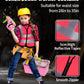 Deejoy 54Pcs Large Kids Tool Set with Electric Saw & Electronic Toy Drill, Pretend Play Kids Construction Set for Toddler 3-5 Ye