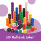 Learning Resources Mathlink Cubes Elementary Math Activity Set - 115 Pieces, Ages 7+ Math Manipulative Cubes, Math Games For Kid