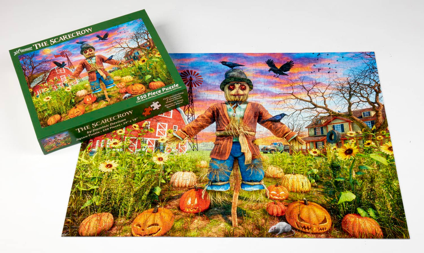The Scarecrow Jigsaw Puzzle 550 Piece by Vermont Christmas Company