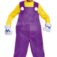Wario Deluxe Super Mario Bros. Nintendo Costume, Medium/7-8