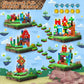 Graceduck Magnetic Blocks - 150 Pcs Build Adventure Game Castle - Magnetic Toys For Montessori Toddler Christmas Birthday Gifts - Stem Sensory Toys For 3 4 5 6 7 8 9 10 Year Old Boys & Girls