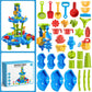 Jukudahu Kids Flower Water Table For Toddlers For 3 4 5 6 7 8 Years Old, Outdoor Water Sand Table For Boys Girls, Sensory Toys F