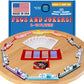 GAMES BY 3D Pegs and Jokers Board Game - Portable Fun for 2-10 Players - Easy to Learn - White Plastic - Model PNJ10-1