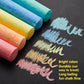 JOYIN 150 Pcs Sidewalk Chalk Set in 30 Packs, 5 Colors, Giant Box Non-Toxic Jumbo Washable Chalk for Outdoor Art Play, Painting